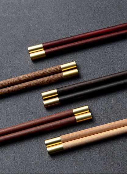 Hashis de Sândalo Vermelho Natural de Alta Qualidade Premium Conjunto de Talheres Utensílios de Mesa Domésticos para Presente Hashis Chineses