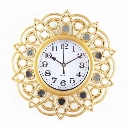 Retro home wall decoration clock font clear wall clock travel time accurate border three-dimensional hanging quartz clock