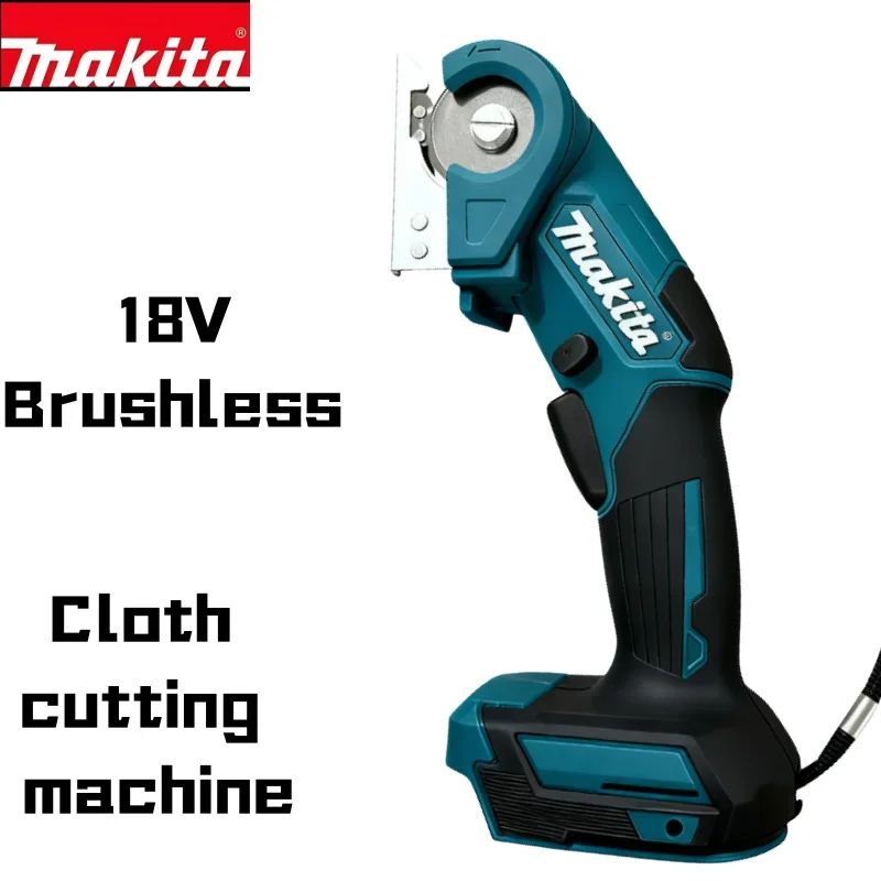 Makita CP100 Tesoura de Tapete sem Fio 18V Ferramenta de Corte Multifuncional Tesoura de Pano com Lâmina Redonda (Bateria não incluída)