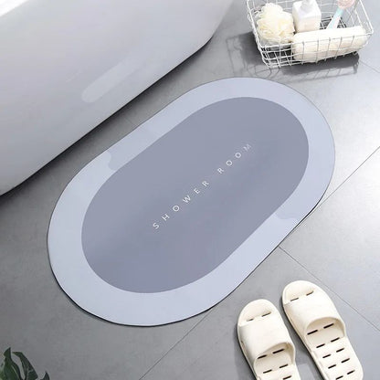 Bath Mat Super Absorbent Non Slip Bath Bathroom Rug Quick Drying Bath Shower Rug     Kitchen Entrance Door Mats Home Floor Mat