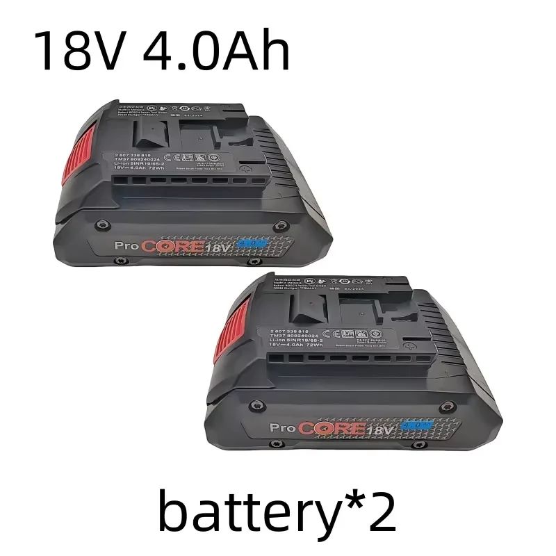 A bateria ProCORE de 18V e 21700 é adequada para substituir a bateria da ferramenta elétrica sem fio Bosch Professional