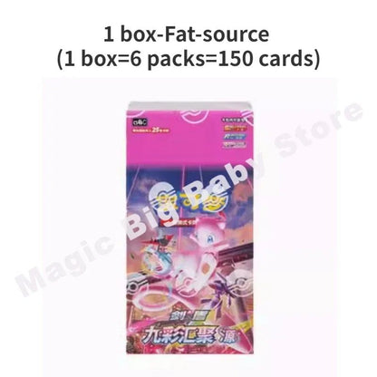 Cartas Pokémon Originais Jogo de Troca PTCG Reunião de Nove Cores Peng&Yuan Espada&Escudo Chinês 6.0 Ibrahimovic Presente Infantil