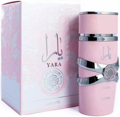 Lattafa Yara Candy Eau de Parfum EDP Spray para Mulheres 3.4 oz/100 ml Rosa Yara, Yara Moi, Yara Tous, Yara Candy, Asad, Asad Zanzibar