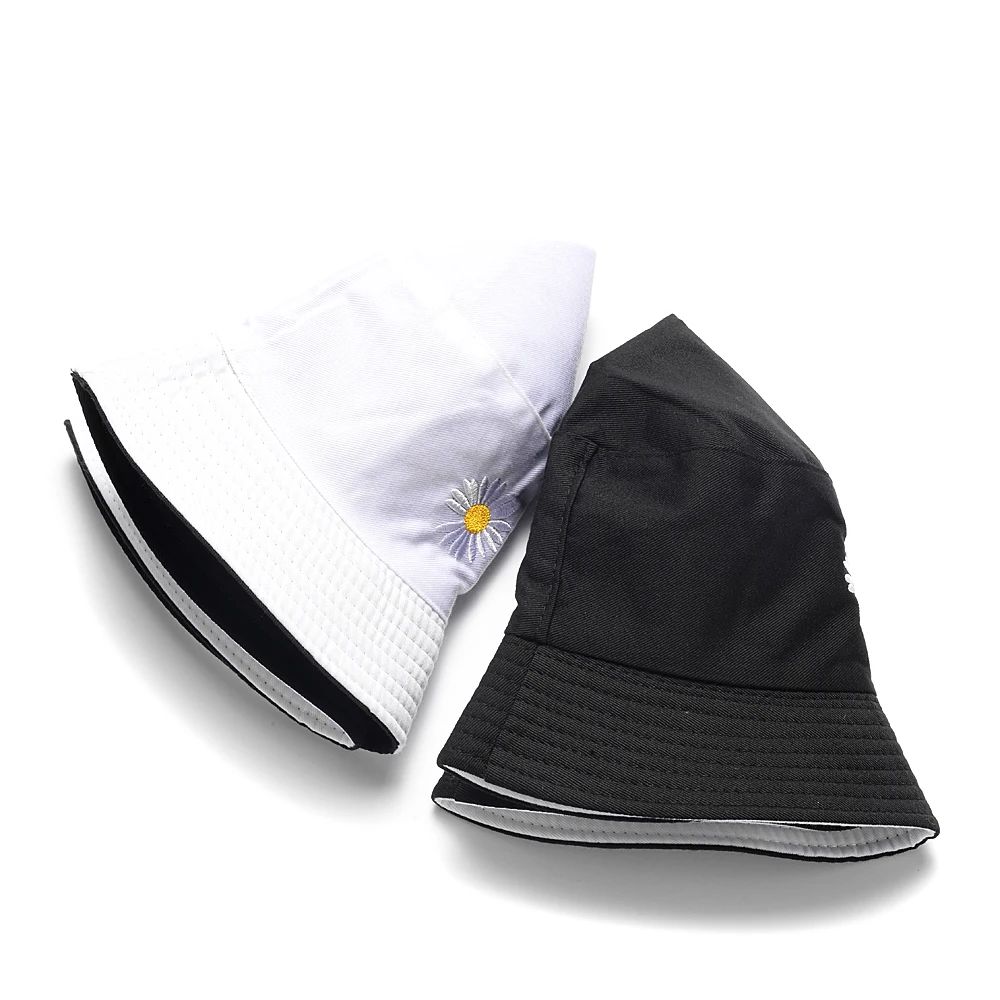 Atacado Chapéu Bucket com Logotipo Personalizado para Mulheres Algodão Homens Proteção Solar ao Ar Livre Bonés Hip Hop Chapéu Pescador Gorros Bob
