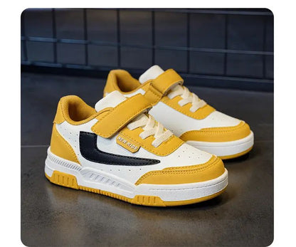 Spring and Autumn Running Sneakers for Kids Non-slip Shoes for Boys Sneakers Leather Kids Tennis Hugh Fashion Mesh Kids Shoes