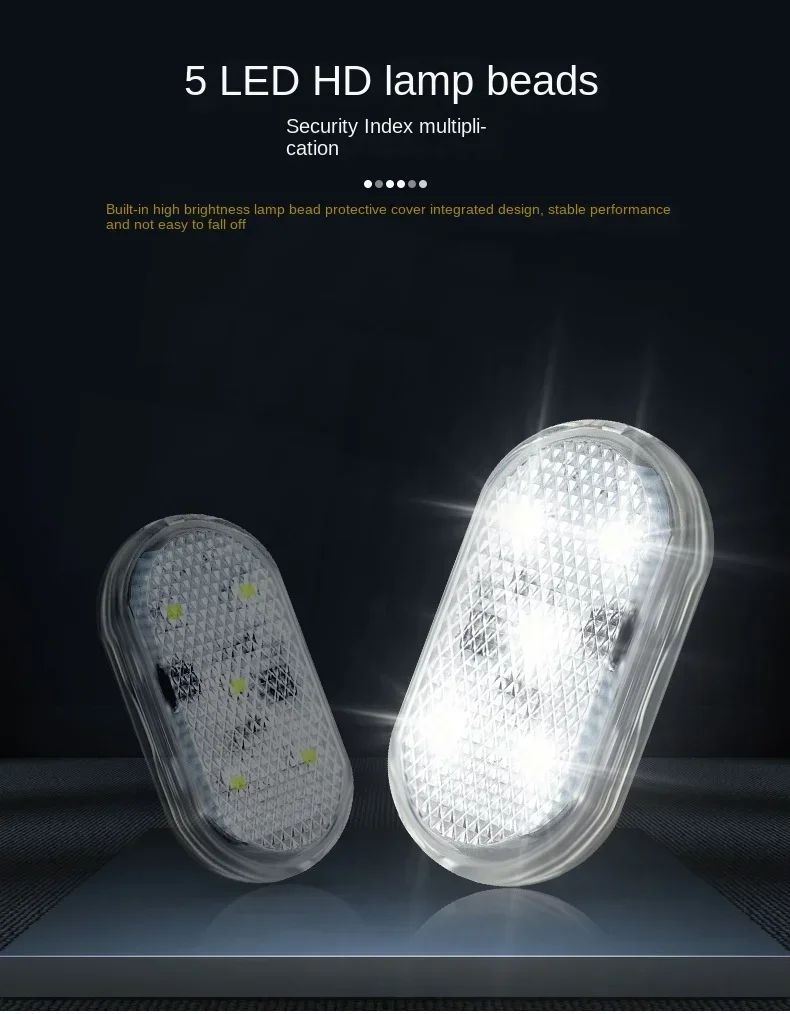 Mini Luminária de Leitura com Sensor de Toque - Luz de Teto Automotiva e Luminária de Ambiente com Carregamento USB