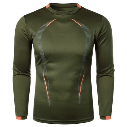 Autumn Men's Long Sleeve Quick Dry T-shirt Lightweight Breathable Streetwear Oversized Sports Fitness Outdoor Men T Shirt