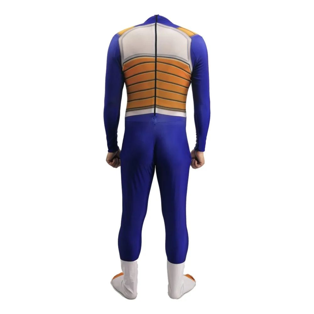 Men's Vegeta TRUNKS Kids Adult Cosplay Costume Super Saiyan Boys Youth GOKU Torankusu Halloween Jumpsuit Bodysuit Party Dress Up