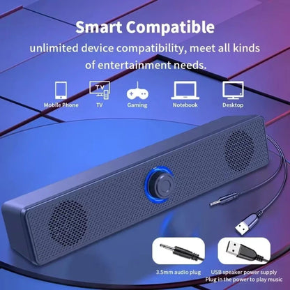 K2852 Series Home Theater Sound Svstem BT 3D Surround Soundbar PC Speaker For TV Soundbar Box Subwoofer Stereo Music Box