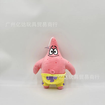 Spongebob Plush Patrick Star Eugene H. Krabs Gary the Snail Plush Toy Throw Pillow Halloween Decorations Birthday Gift Boy