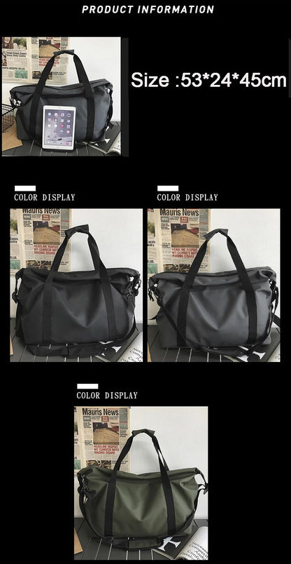 Oxford Travel Bag Handbags Large Capacity Carry On Luggage Bags Men Women Shoulder Outdoor Tote Weekend Waterproof Sport Gym Bag