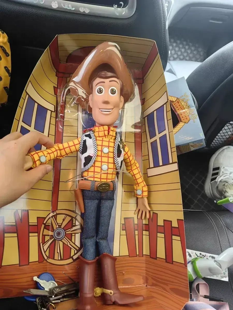 40cm Disney Toy Figuras de Anime Toy Story 4 Woody Buzz Jessie Rex Bonecos Modelo Falantes Figurinhas de Ação Coleção de Decoração Brinquedo de Natal