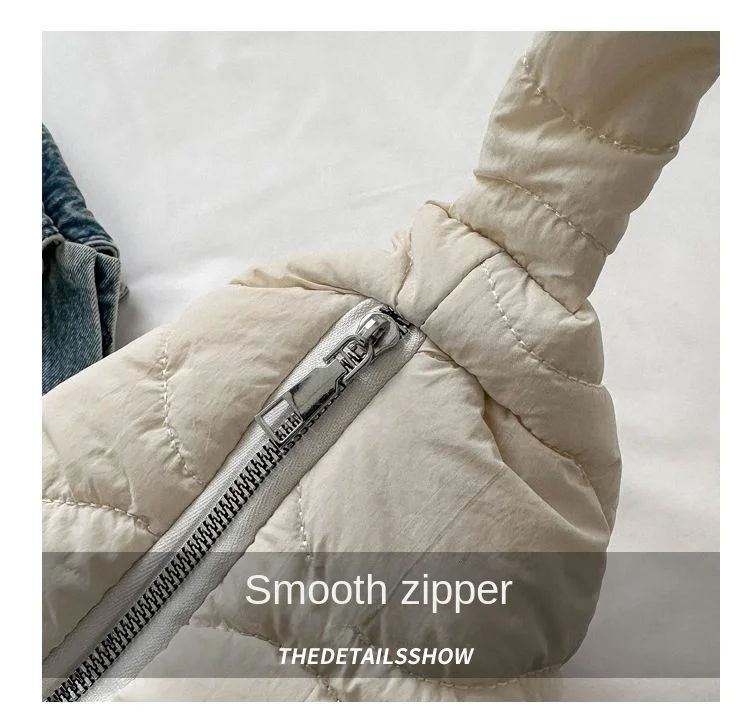 Puffer Shoulder Bag for Women Soft Down Cotton Padded Tote Handbag Purse Quilted Cross Body Bag Solid Color Bubbles Cloud Bag