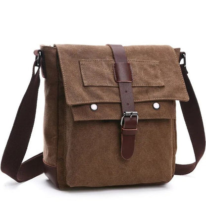 Retro Men Messenger Bags Vintage Canvas Handbags Leisure Work Travel Bag Man Business Crossbody Bags Briefcase For Male Bolsas