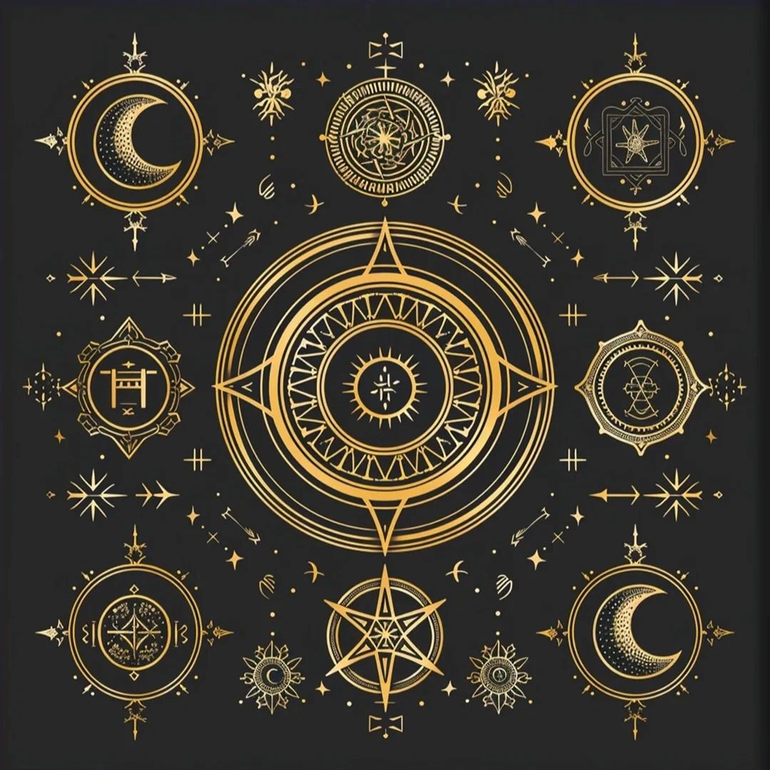 Suede Velvet Tarot Tablecloth Rune Divination Altar Tarot Patch Table Cover For Magicians Daily Board Games Card Pad