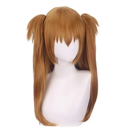 Rei Ayanami Cosplay Costume Asuka Langley Soryu Cosplay  Women School Uniform Dresses Wig Hair Clips Halloween Loli Clothing