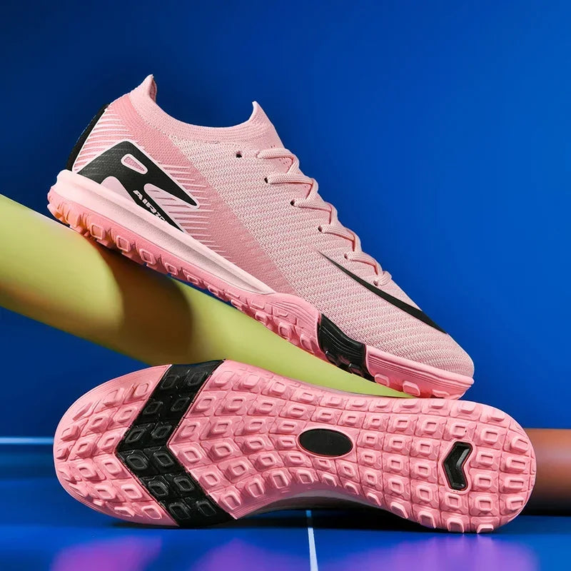 New Men Sport Soccer Shoes Training Boys Football Boots Outdoor Adult  Long Spikes Non Slip Cleats Breathable Match Comfortable