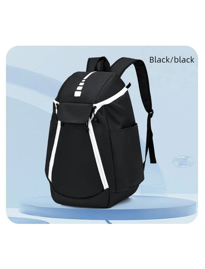 Mochila de basquete de grande capacidade com logotipo personalizado, bolsa de treinamento multifuncional para atividades ao ar livre com número impresso, bolsa esportiva de basquete e futebol
