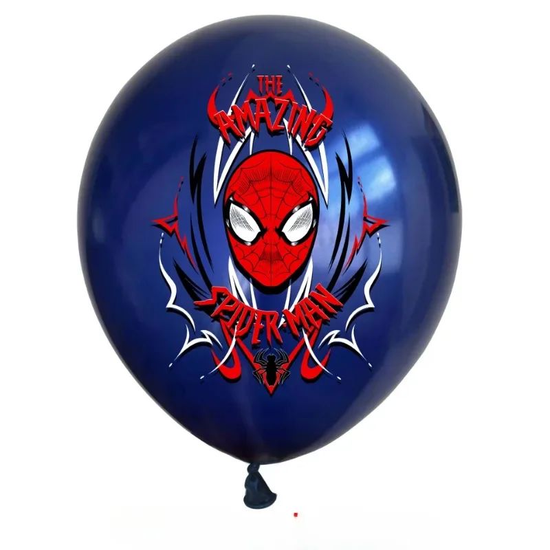 12pcs 6pcs Cartoon Spider Theme 12inch Latex Balloons Air Globos Boys Birthday Party Decorations Kids Baby Shower Party Supplies