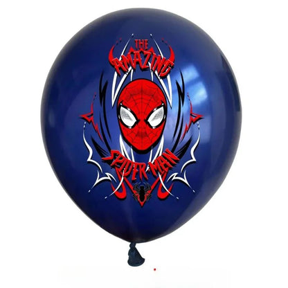 12pcs 6pcs Cartoon Spider Theme 12inch Latex Balloons Air Globos Boys Birthday Party Decorations Kids Baby Shower Party Supplies