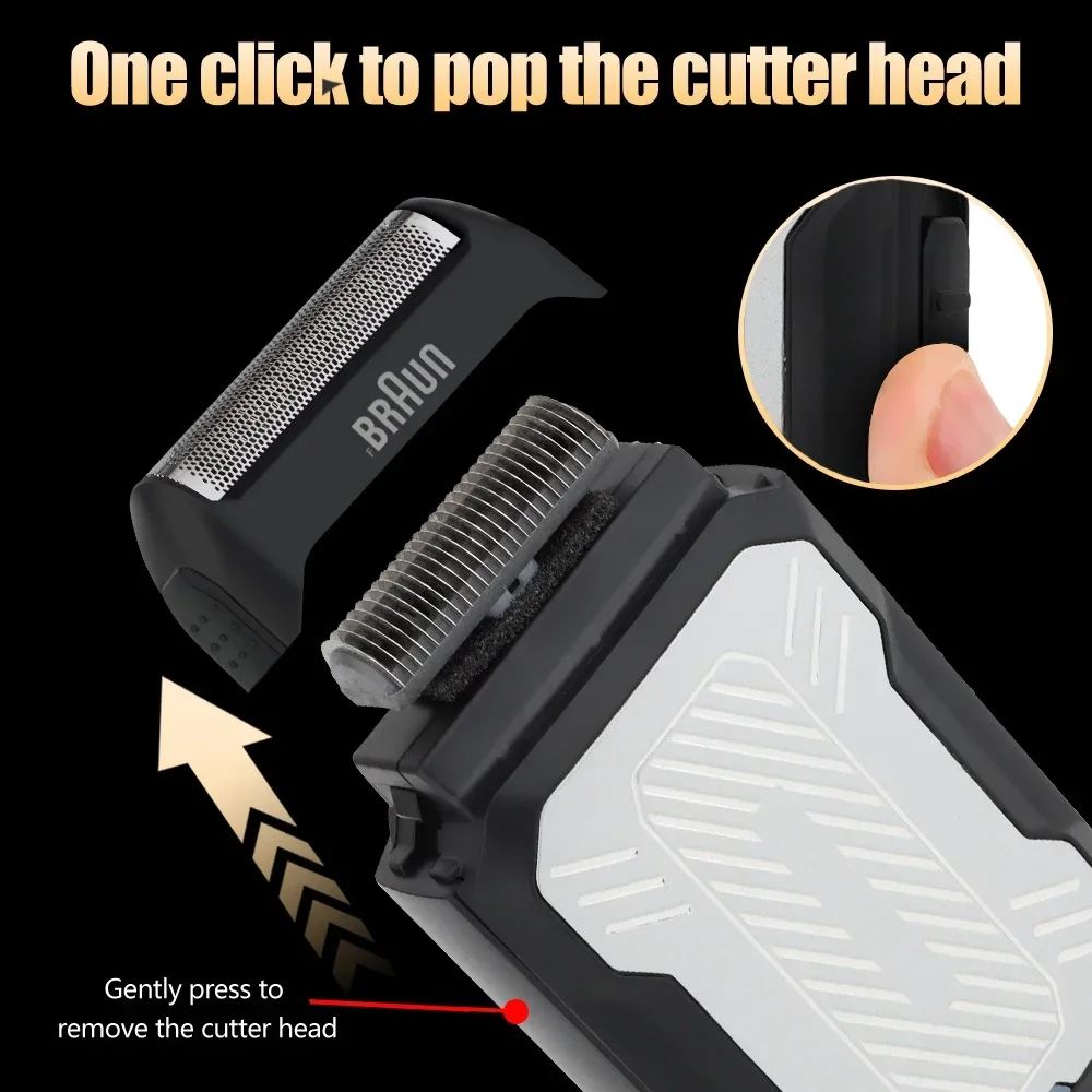 Original Fang Braun M606 Electric Razor Professional Shaver Portable Shaving Machine Mini Beard Trimmer Razor Shaver for Men