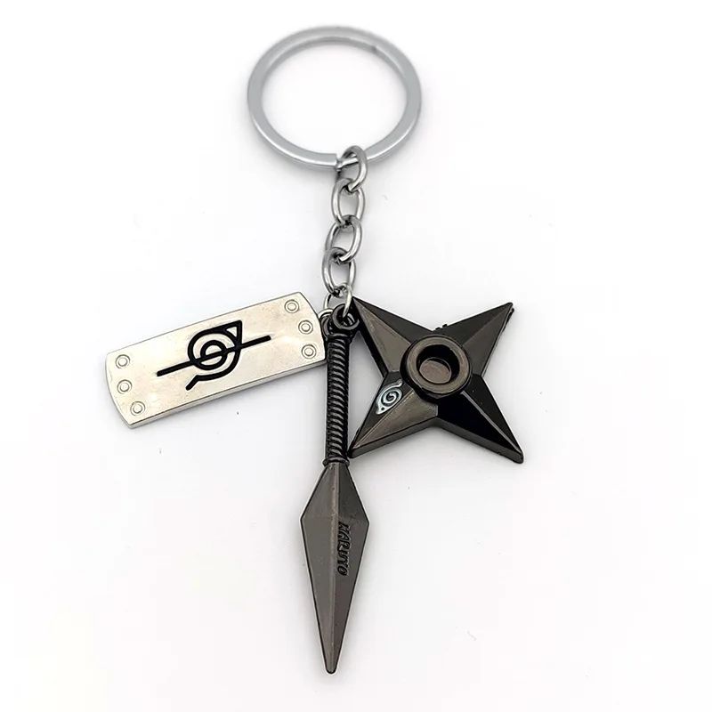 Anime Naruto Chaveiro Brinquedo Kunai Shuriken Konoha Ninja Carro Mochila Xiao Organização Nuvem Vermelha Chaveiro Acessórios Presente