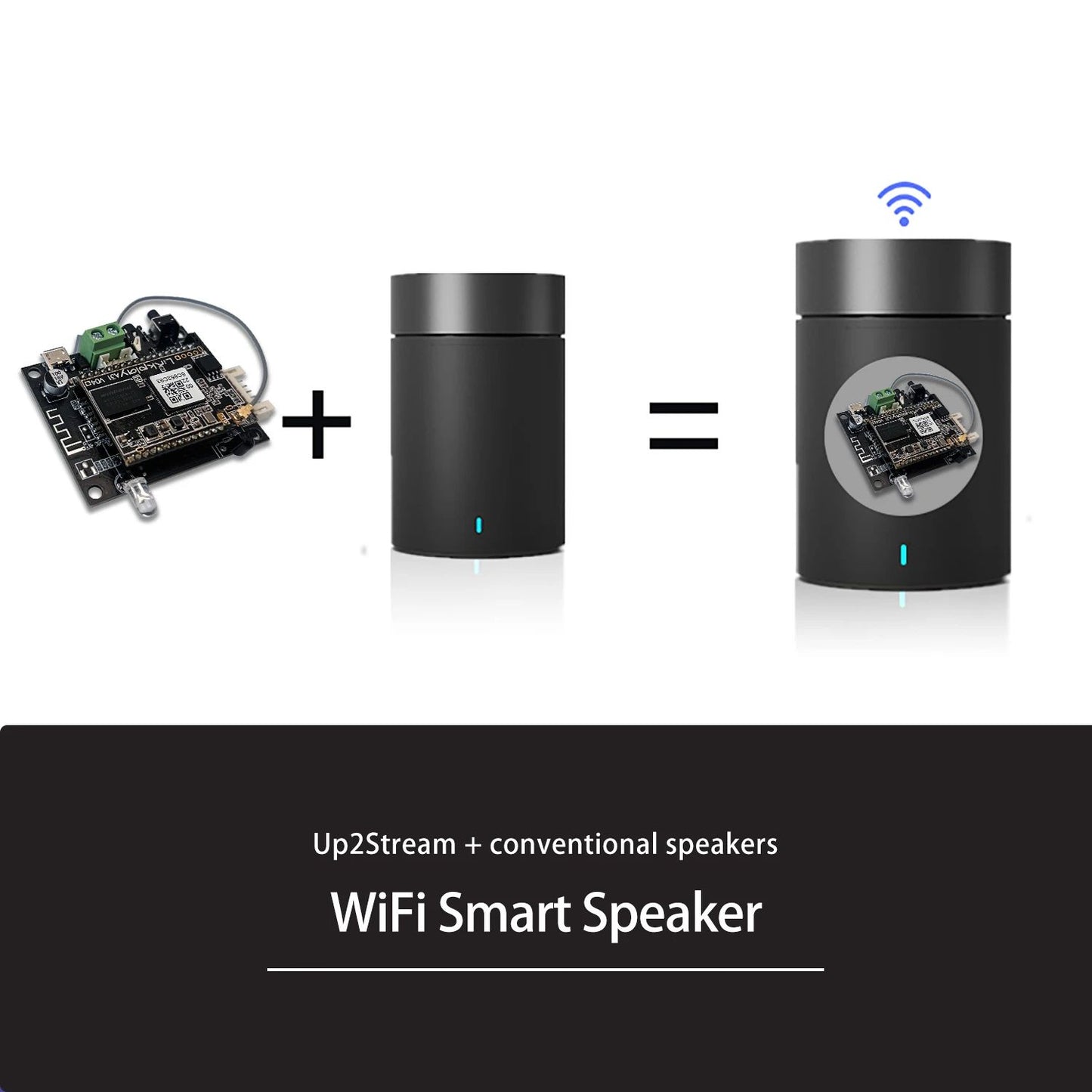 D10 Bluetooth 5.0 Audio Receiver Board Wireless Stereo Music Module Multiroom DIY WiFi Home Audio System