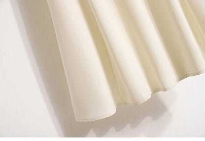 Ladies' Summer High Waist Plus Size Skirts 2026 Mid To Long Flowing Suit Skirt New Style Casual Solid Color A-line Skirt