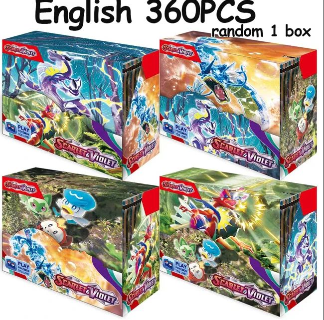?Mais Recente 324 Peças Cartas Pokémon Sol & Lua XY Evoluções Caixa de Booster Pokémon Brinquedo de Cartas Colecionáveis para Crianças?