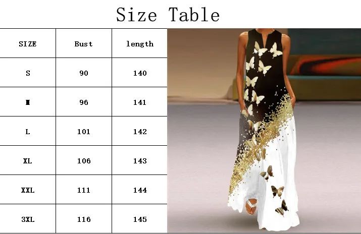 Christmas Dress For Womens Cute CartoonChristmas Element Pattern Print Maxi Dress Sexy Sleeveless V-neck Casual Long Dress Robe