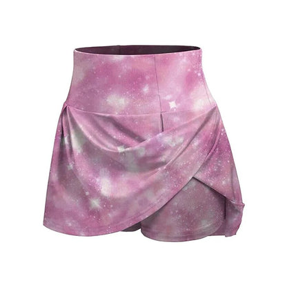 12 Colour Leopard Print Butt Lifting Skorts Casual Summer Workout High Waist Shorts Women's Clothing