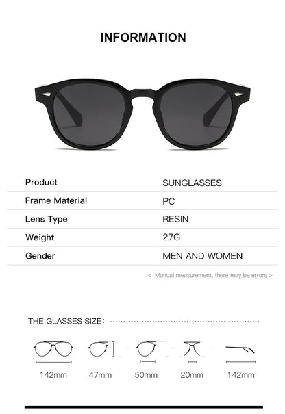 JNPCXI Quality New Retro Round Sunglasses Women Fashion Rivets Decoration Shades UV400 Men Punk Leopard Sun Glasses