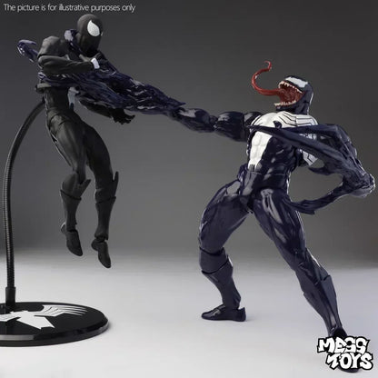 In stock NEW Mess Toys Venom Lethal Neighbor Spider Man Symbiotic Black Suit Messtoys Spiderman Anime Action Figure Model toys