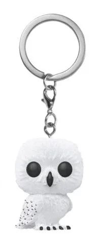 2025 Novo Chaveiro FUNKO Harry com Caixa Ginny Ron Fawkes Hedwig Hermione Pocket Boneco de Ação de Vinil Brinquedos Presentes Decoração