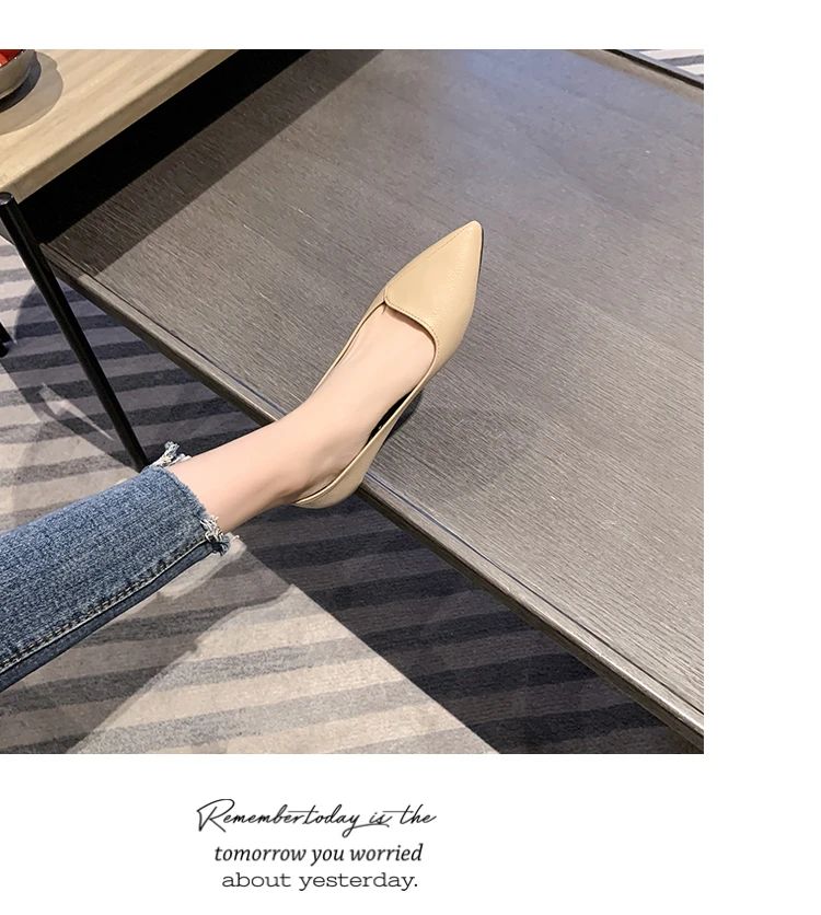 Women Fashion Pointed Toe Slip on Shoes Summer Woman Loafers Comfortable Ladies Yellow Boat Shoes Autumn Flats Zapatos Mujer
