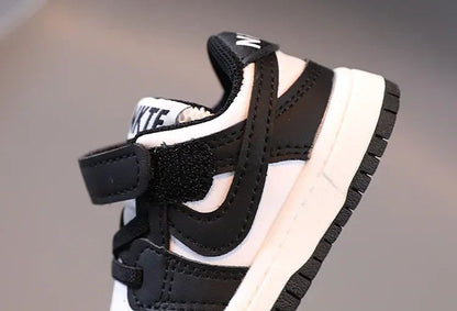 2025 New Toddler Baby Kids Fashion Design Walking Shoes Sneakers White Non-slip Casual Shoes Boys Breathable Outdoor Board Shoes