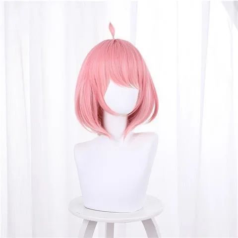 Anime SPY X FAMILY Anya Forger Cosplay Costume Black Dress Uniform Child Girls Pink Wig Stockings Party Role Outfit Adults Kids