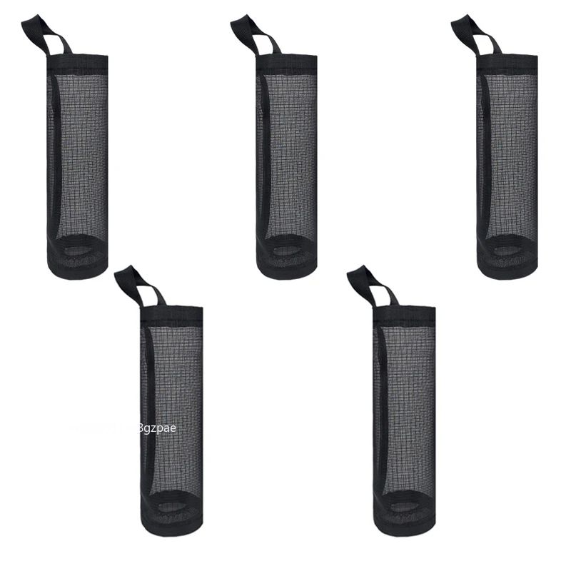 1-5PCS Kitchen Garbage Bag Storage Grocery Bag Holder Wall Mount Plastic Bag Holder Dispenser Hanging Storage Garbage Organizer