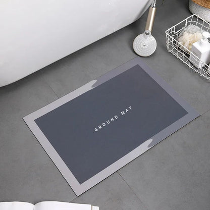 Bath Mat Super Absorbent Non Slip Bath Bathroom Rug Quick Drying Bath Shower Rug     Kitchen Entrance Door Mats Home Floor Mat