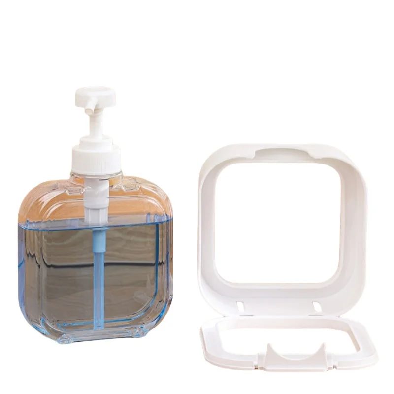 300/500ml Bathroom Soap Dispensers Refillable Lotion Shampoo Shower Gel Holder Portable Travel Dispenser Empty Bath Pump Bottle