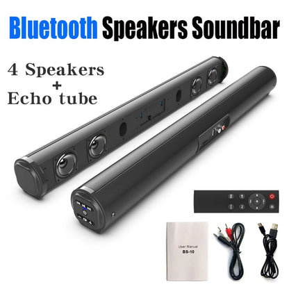 Echo Wall Portable Bluetooth Speaker 3D Stereo Surround Desktop Home TV Computer Outdoor Ultra Power Sound Projector Subwoofer