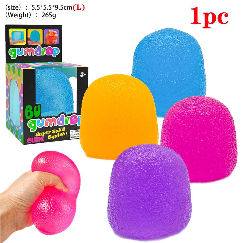Mini Candy Plastic Pinching and Stress Relief Tool Maltose Pinching Stress Relief Toy Soft, Skin Friendly,Durable Party Favors