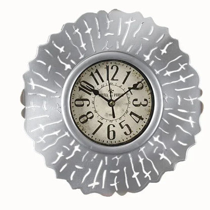 Retro home wall decoration clock font clear wall clock travel time accurate border three-dimensional hanging quartz clock