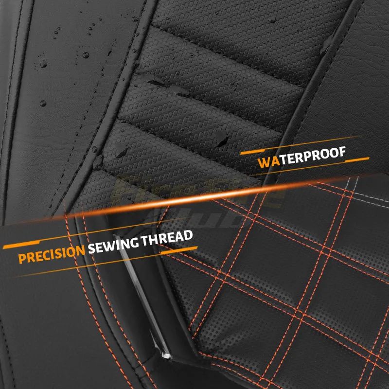 Assento Traseiro Dianteiro para Passageiro de Motocicleta para Harley Touring Electra Glide CVO Street Glide Road King 2009-2022