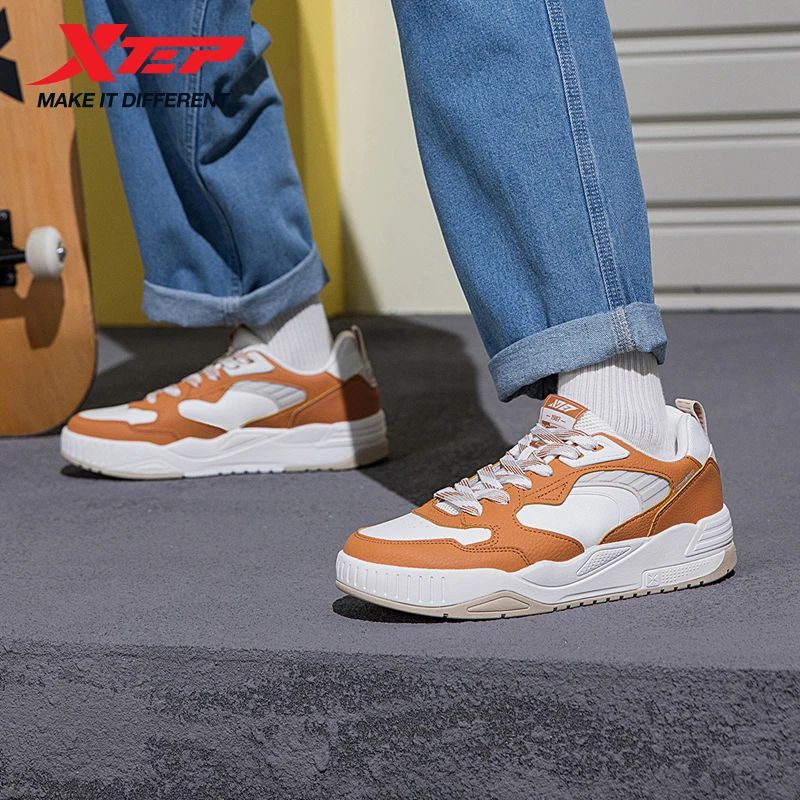 Xtep Qilang Lite Skateboarding Shoes For Men 2025 Summer Comfortable Versatile Casual Shoes Low-top Sports Shoes 976319310041