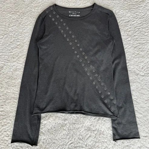 Y2K Harajuku Sume Gothic Klein Stone Embroidery Loose Long Sleeved T Shirt Hip Hop Men Women Stripe Polo Shirt Lapel Neck Shirt