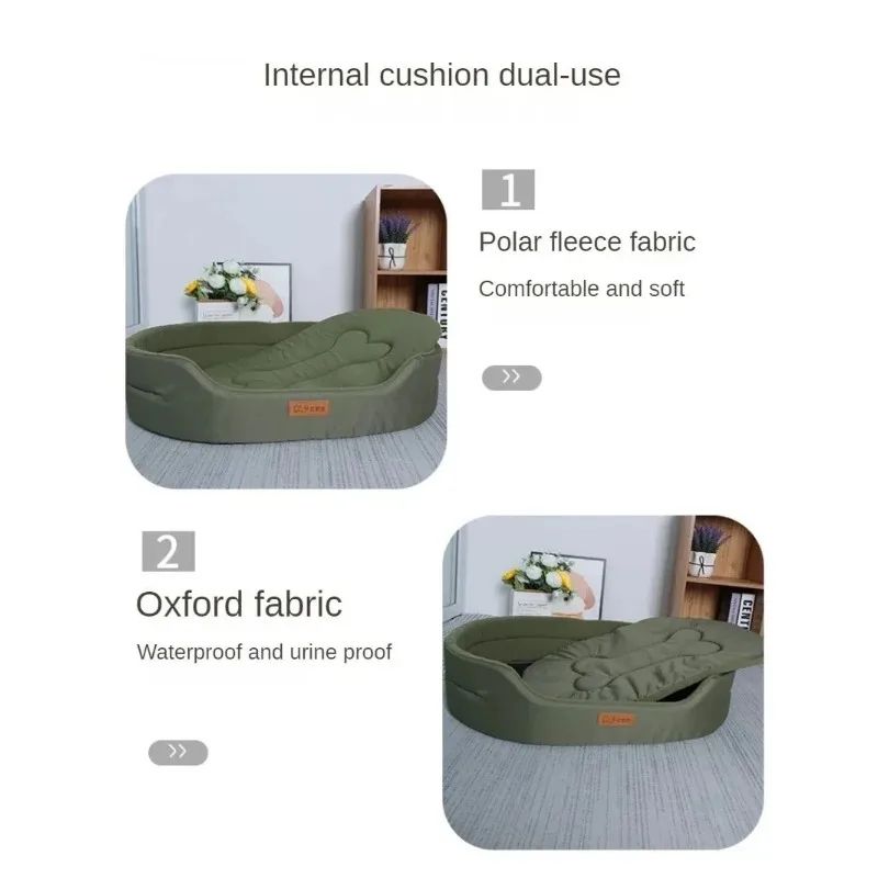 Almofadas de inverno para cães Cama de cachorro Sofás-cama Cães grandes Peludos Cobertor médio Acessórios para animais de estimação Tapetes Produtos Suprimentos para filhotes