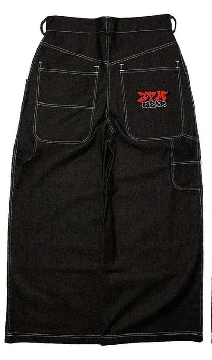 Calça Jeans Baggy Y2K masculina Harajuku anos 2000 vintage bordada de alta qualidade nova Hip Hop streetwear masculina feminina calça jeans casual de perna larga
