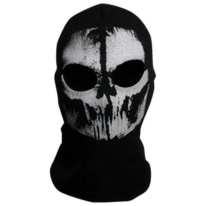 Halloween new mask Black Mask Balaclava Beanies Hats Men Ghost Skull Full Face Warmly Mask Hood Beanie Ggorros Hombre Casquette
