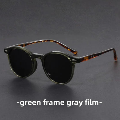 Retro TR90 Fashion Glasses Frame Men Fashion Shades Polygon Women Oval High Quality Travel Eyewear TR90